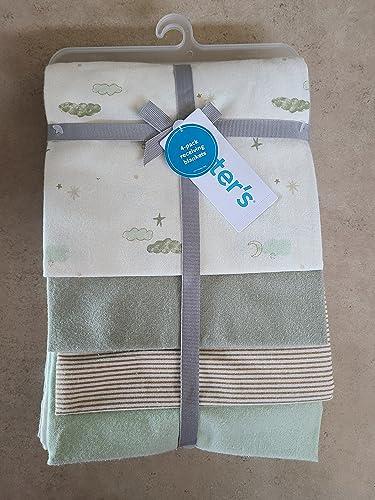 Carter's Baby Receiving Blankets 4-Pack