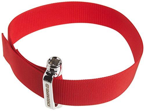 GEARWRENCH 3/8" & 1/2" Drive Heavy-Duty Oil Filter Strap Wrench, 3529D, Red