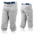 Franklin Sports Classic Fit Deluxe Youth Baseball Pants, X-Small, Gray