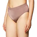 Wacoal Women's B-Smooth High-Cut Panty, deep Taupe, Medium
