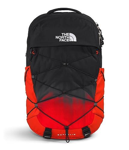 The North Face Borealis Backpack, Fiery Red Dip Dye Large Print/TNF Black, One Size