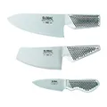 Global 3 Piece Set with Chef's, Vegetable and Paring Knife, 1 Pack Stainless Steel