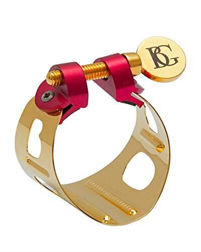BG Franck Bichon Duo Gold Plated Finish Alto Sax/BB Clarinet Ligature and Cap