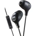 JVC HAFX38MB Marshmallow Earphones with Microphone & in-line Remote (Black)