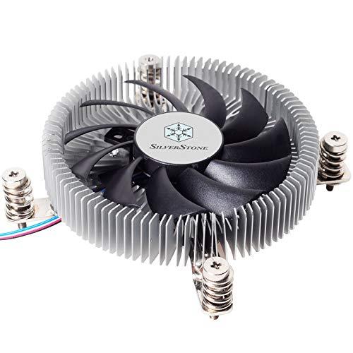 SilverStone Technology SST-NT07-115X-USA LGA1150/1151/1155/1156/1200 CPU Cooler Low Profile 23mm Tall for 65W TDP Support with 80mm PWM Fan SST-NT07-115X