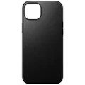 Nomad Modern Ecco Leather Case for iPhone 15 Plus, Black