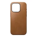 Nomad Modern Ecco Leather Case for iPhone 15 Pro, English Tan