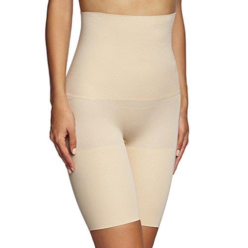 Flexees Maidenform Women's Shapewear Hi Waist Thigh Slimmer, Latte Lift, XX-Large