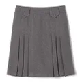 French Toast Girls SV9011 Front Pleated Skirt with Tabs School Uniform Skirt - Gray - 10