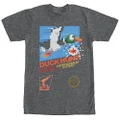 Nintendo Men's Duck Hunt T-Shirt, Charcoal Heather, Medium