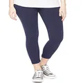 Motherhood Maternity Women's Essential Stretch Secret Fit Belly Leggings XS-3X Available in 1 Pack & 2 Packs, Navy, Large