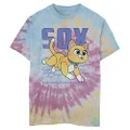 Disney Kids' Pixar Lightyear Sox Sketch Boys Short Sleeve Tee Shirt, Blue/Pink/Light Yellow, Medium