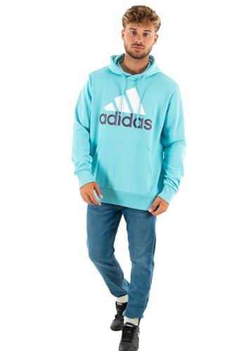 adidas Sportswear Essentials Big Logo French Terry Hoodie, Turquoise, S