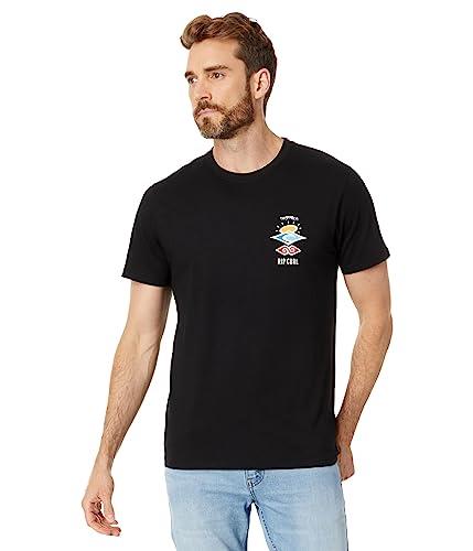 Rip Curl Men's Search Icon Tee, Black, 2X-Large