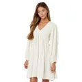 Rip Curl Women's Talia Long Sleeve Dress, Cream, Medium