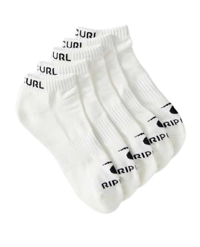 Rip Curl Mens Classic Socks, White, One Size Short US