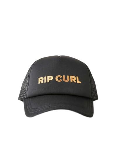 Rip Curl Women's Classic Foil Trucker Cap, Black/Rose Gold, One Size