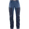 Fjallraven Women's Keb Trousers Curved W Reg Sport, Blue, 40