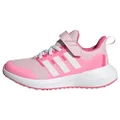 adidas Sportswear Fortarun 2.0 Cloudfoam Elastic Lace Top Strap Kids' Shoes, Clear Pink/Cloud White/Bliss Pink, 3