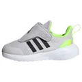 adidas Sportswear Fortarun 2.0 Kids' Shoes, Grey One/Core Black/Lucid Lemon, 6K