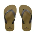 Rip Curl Brand Logo Bloom Open Toe, Olive, Size US 9