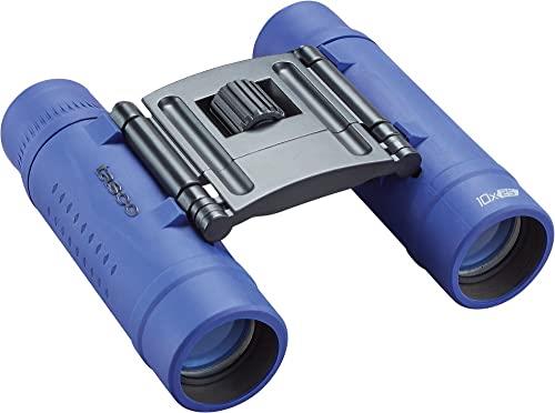 Tasco 168125BL Essentials Roof Prism Roof MC Box Binoculars, 10 x 25mm, Blue