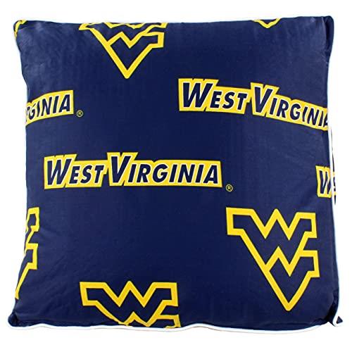 College Covers Pair Decorative Pillow, 16 in x 16 in, West Virginia Mountaineers 2 Count