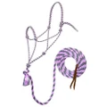 Weaver Leather Silvertip No.95 Rope Halter with 3.5m Lead Average Grey/Silver/Lavender/Pink