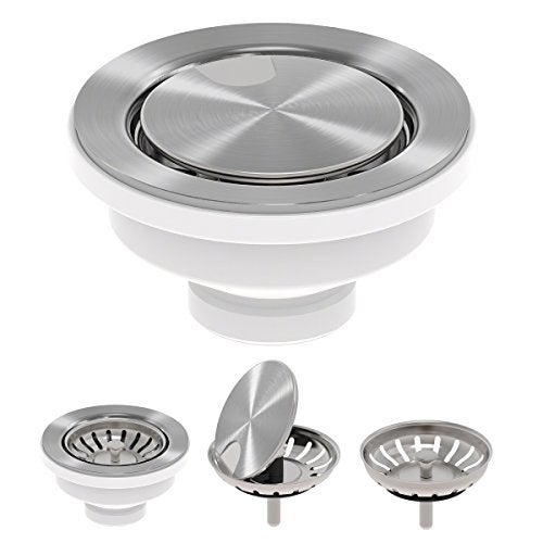 Kraus ST-4 Versi Drain Assembly with FlipCap, Stainless Steel