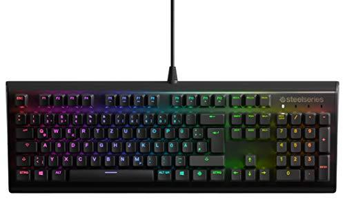 SteelSeries Apex M750 - Mechanical Gaming Keyboard - Per-Key RGB Illumination - 6 Macro Keys - German QWERTZ Layout