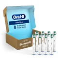 Oral-B Daily Clean Electric Toothbrush Replacement Brush Heads, 8 Count