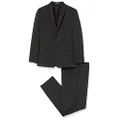 Van Heusen Boys' 2-Piece Formal Dresswear Suit, Black, 14