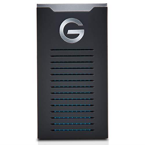 G-Technology 500GB G-Drive Mobile SSD Durable Portable External Storage - USB-C (USB 3.1), Up to 560 MB/s - 0G06052-1, Black