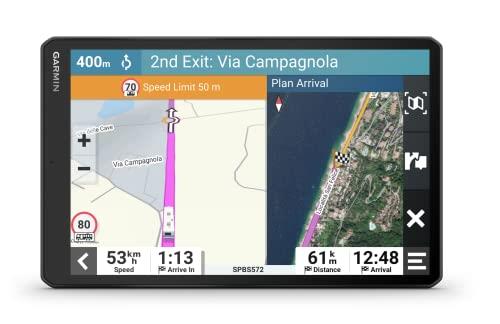 Garmin Camper 1095 MT-D EU - 10 Inch (25.7 cm) Display for Motorhomes/Caravans, Pre-Installed 3D Maps for Europe and South Africa, Real Time Traffic Information, Campsite Database