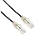 StarTech.com 2 m CAT6 Cable - Slim CAT6 Patch Cord - Black - Snagless RJ45 Connectors - Gigabit Ethernet Cable - 28 AWG (N6PAT200CMBKS)
