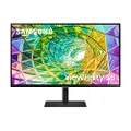 SAMSUNG ViewFinity S80A Series 27-Inch 4K UHD (3840x2160) Computer Monitor, HDMI, USB Hub, HDR10 (1 Billion Colors), Height Adjustable Stand, TUV-Certified Intelligent Eye Care (LS27A804NMNXGO),Black