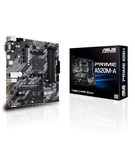 Asus Prime A520M-A II/CSM Ryzen AM4 Micro ATX Motherboard