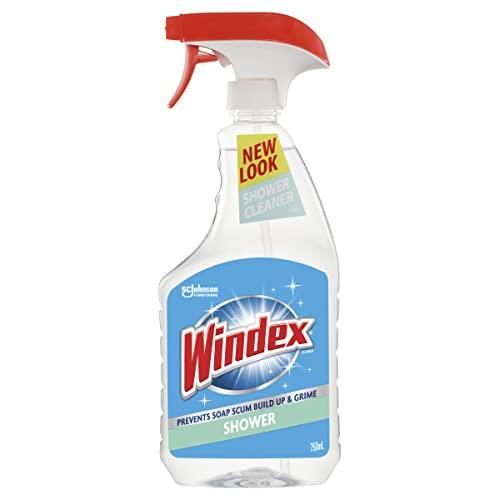 Windex Shower Cleaning Spray, For Tubs, Shower Walls, Curtains, and Shower Doors, Prevents Soap Scum, 750mL, 1 Count