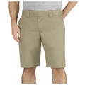 Dickies Men's 11 Inch Relaxed-fit Stretch Twill Work Short, Desert Sand, 36
