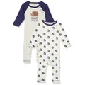 Touched by Nature Baby Organic Cotton Coveralls, Hedgehog, 6-9 Months