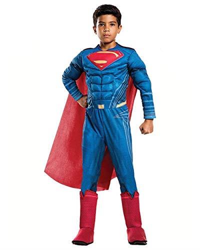 Rubie's Costume Boys Justice League Deluxe Superman Costume, Medium, Multicolor