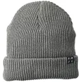 NEFF Men's Serge Beanie Hat for Winter, Charcoal Heather, One Size