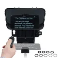 Desview T3 Teleprompter for Smartphone, Tablet and DSLR, Black