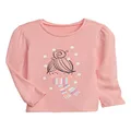 GAP Baby Girls' Softspun Graphic Print Tee T-Shirt, Girl, 3-6 Months