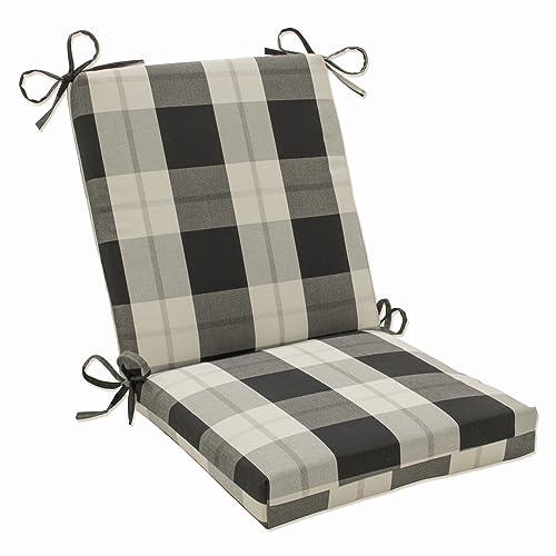Pillow Perfect Seat Cushion, 36.5 X 18 X 3, Black
