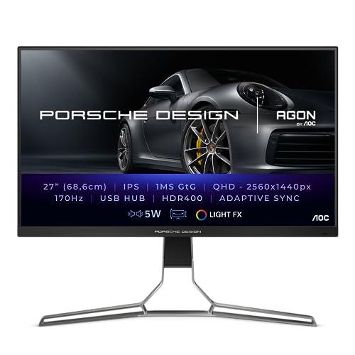 AOC Agon Pro Porsche PD27S 27" Widescreen IPS LED Black Multimedia Monitor (2560x1440/1ms/2xHDMI/DisplayPort)