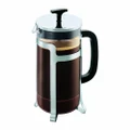 BODUM Jesper 8 Cup French Press Coffee Maker, Chrome, 1.0 l, 34 oz
