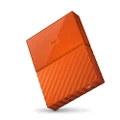 WD 4TB Orange My Passport Portable External Hard Drive - USB 3.0 - WDBYFT0040BOR-WESN