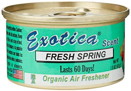 Exotica 76ESC24SPR Fresh Spring Scent Organic Air Freshener Can
