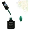 Bluesky Gel Nail Polish 10 ml, Sparkling Emerald Green Glitter